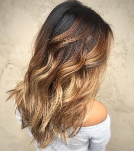 Caramel Balayage as a Perfect Coloring Choice for Fine Hair